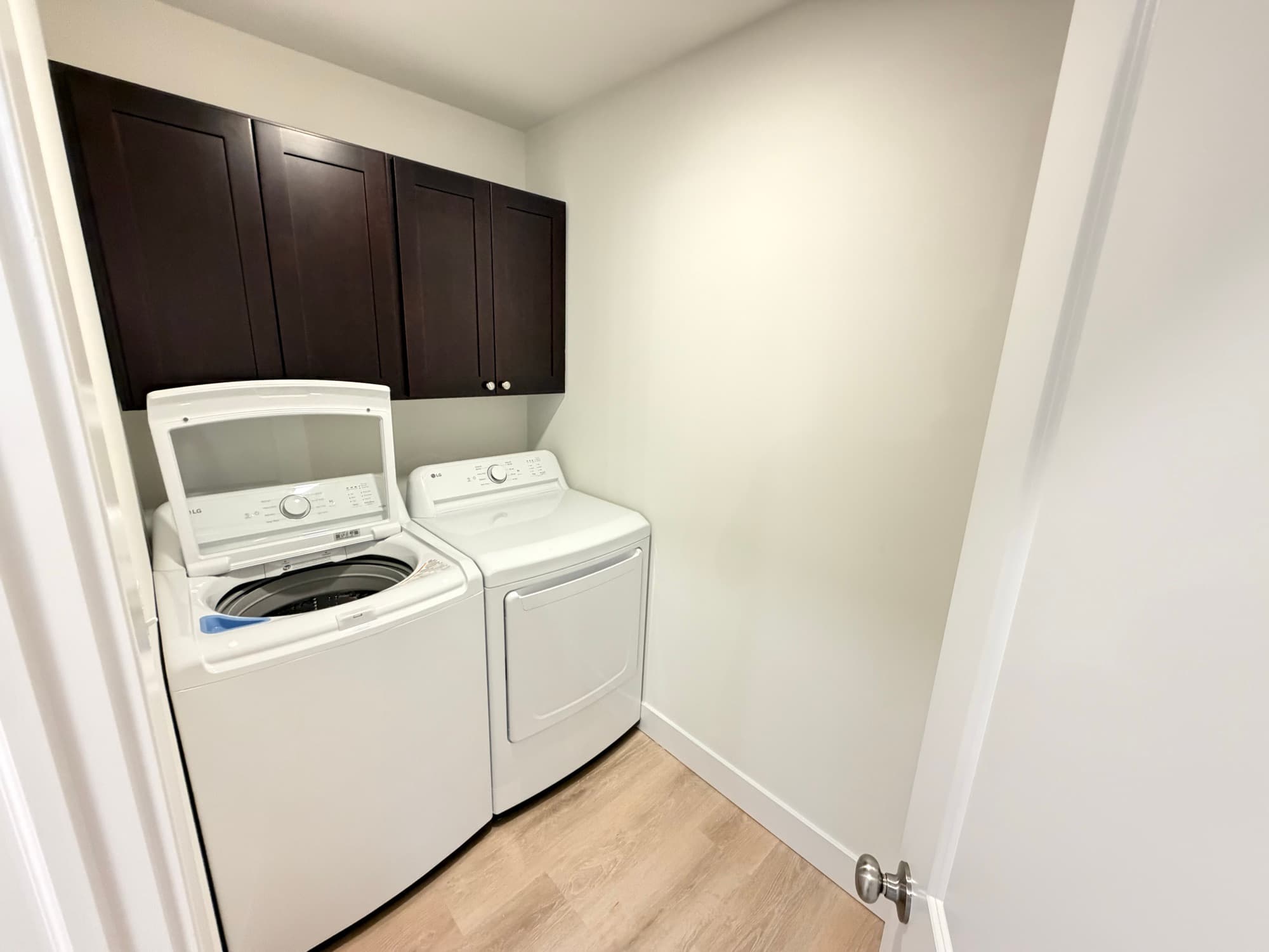 Full-size in-home laundry