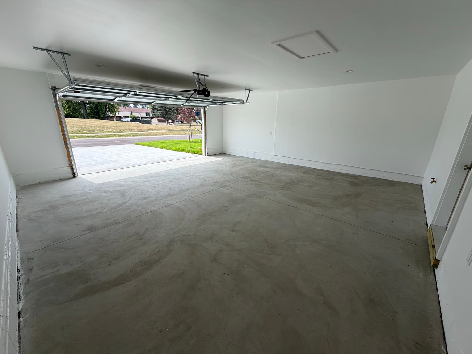 Massive attached garages